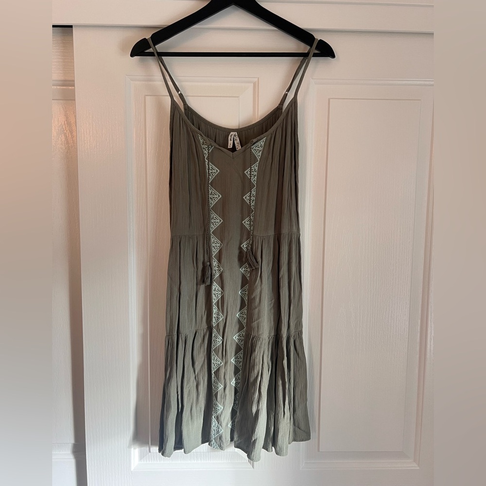Mudd Olive Green Sleeveless Dress